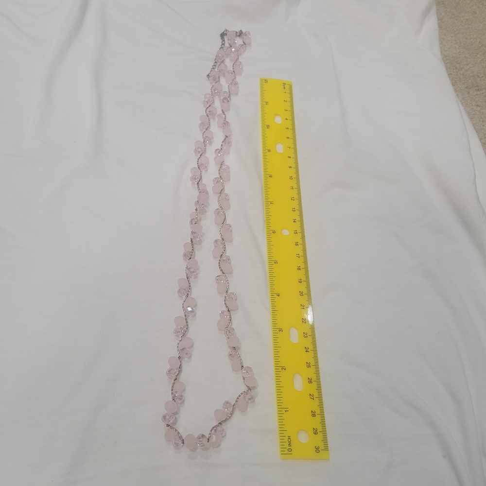Premier Designs Light Pink Beaded Necklace